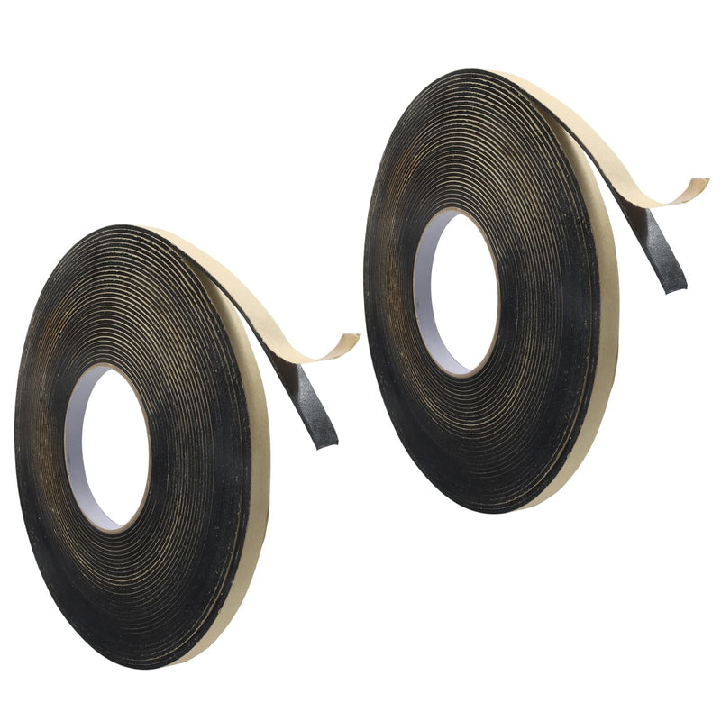 Car Speaker Sealing Tape, 100Ft Soundproofing Tape Waterproofing Gasket Tape, 2mm Thick x 10mm Wide x 100Ft Insulation Foam Gasket Tapes for Automotive Use 2 PCS 10mm*2mm*15m