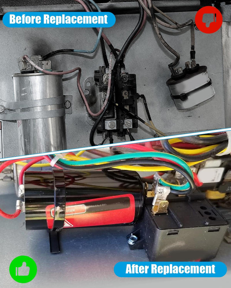 [Australia - AusPower] - Hard Start Capacitor Kit Fit for 1/2-3.5-4-5 Tons AC Conditioner Compressor HVAC Hard Start Capacitor Replace CSRU2 CSR-U2 