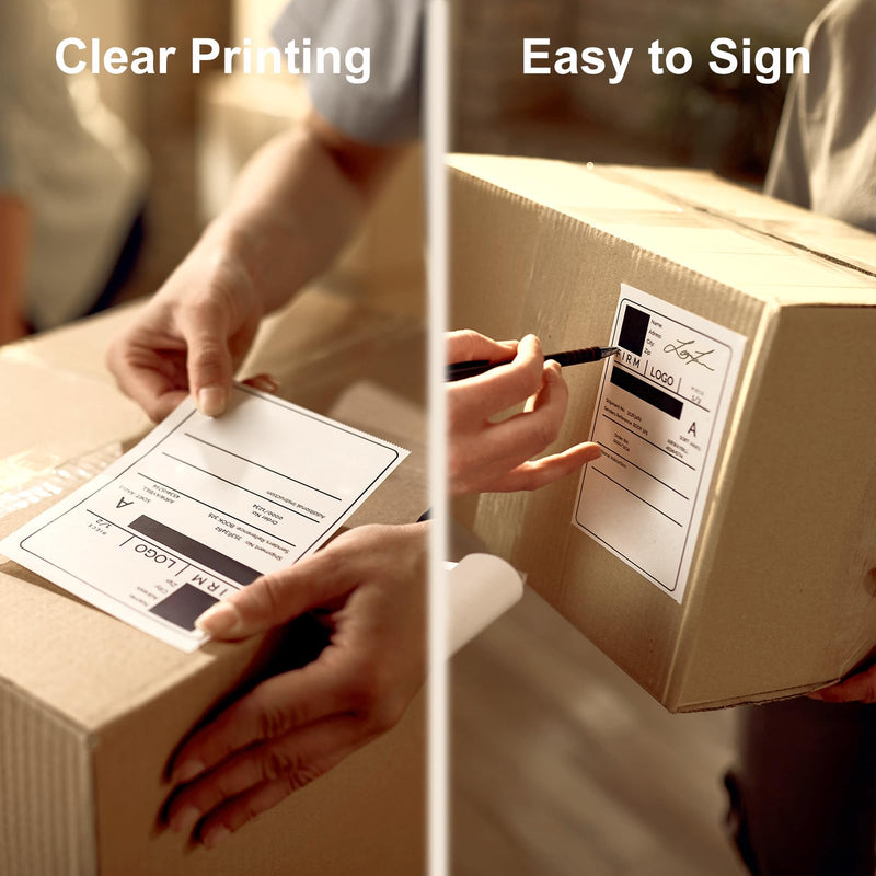 4x6 Thermal Shipping Labels, Fanfold Direct Thermal Labels for Shipping, Permanent Adhesive, Commercial Grade Labels for Zebra, Polono, Jadens, Beeprt, iDPRT, Munbyn, Nelko (500 Sheets per Pack) 4''x6''-500 Sheets/ Fanfold