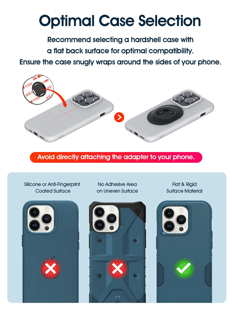 [Australia - AusPower] - sincetop Series Q [ Quad ] Bike/Motorcycle Phone Mount - Quick Lock & Release - Aluminum Alloy Holder - Compatible with Mountain Bicycles, Electric Bikes, Motorcycles, and Scooters Handlebar Mount - Series Q 