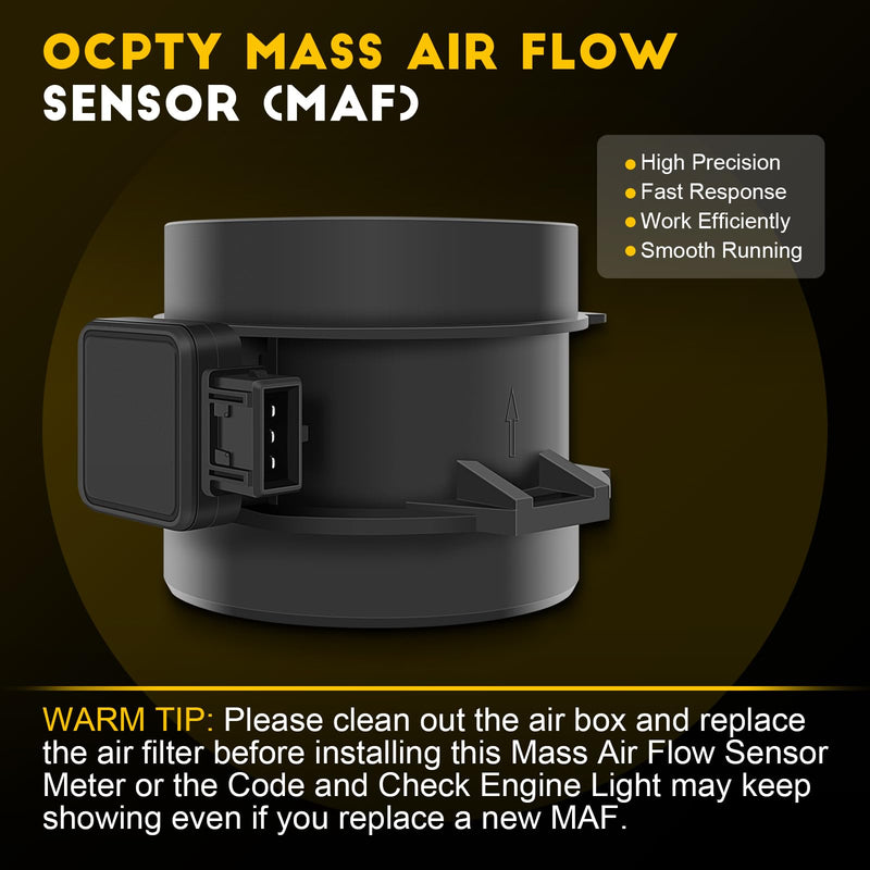 OCPTY Mass Air Flow Sensor 13621438871 Meter FITS for 2001-2005 for BMW 330xi 3.0L,2001-2004 for BMW 530i 3.0L,2001-2006 for BMW X5 3.0L,2001-2002 for BMW Z3 3.0L