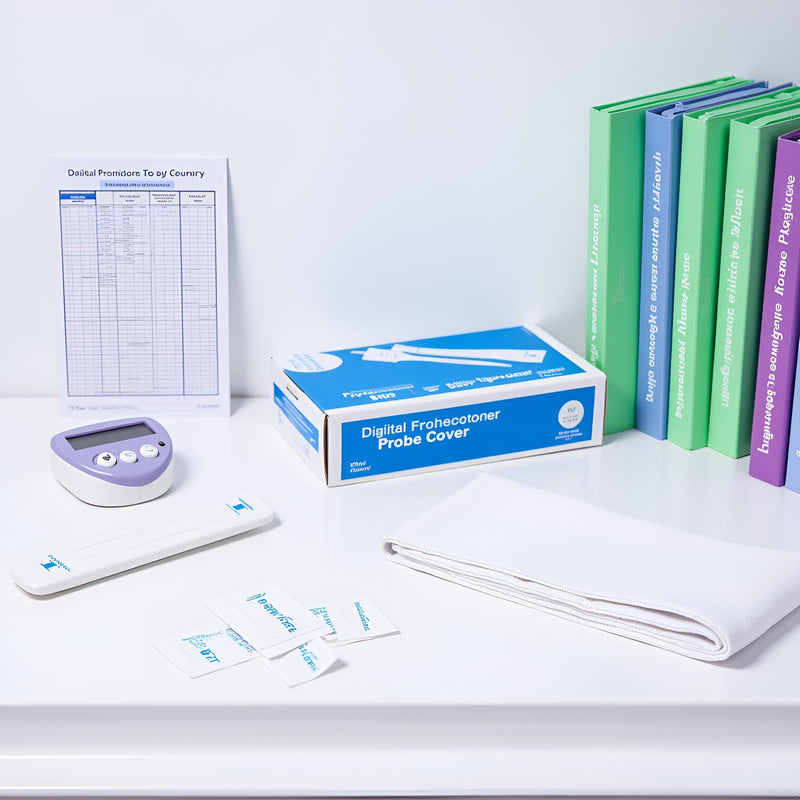 [Australia - AusPower] - 100 Pcs White Disposable Probe Covers for Digital Oral Thermometers Rectal Thermometer Sleeves Universal Probe Covers for Thermometer Safe, Sanitary, Healthy, Oral Thermometers 