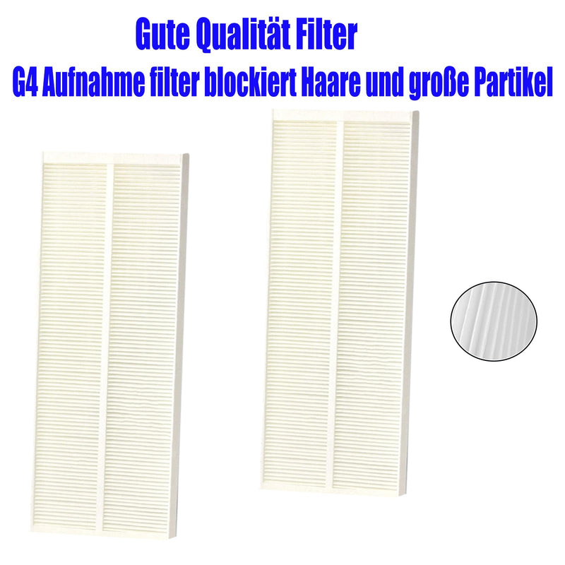 [Australia - AusPower] - Replacement Filter for Zehnder Comfoair Q350, Compatible with Zehnder Comfoair Q 350/450/600 Ventilation Units, Pack of 2 G4 (Intake) Filter Set 