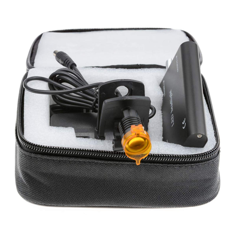 [Australia - AusPower] - Plastic Clip Headlamp for Binocular Loupe with Bag (Black? 