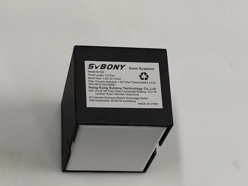 [Australia - AusPower] - SVBONY SV135 Zoom Eyepiece, Zoom 7 to 21mm 1.25 Inch Telescope Eyepiece, 6 Element 4 Group Telescope Accessories for Astronomic Telescopes Visual 7-21mm 