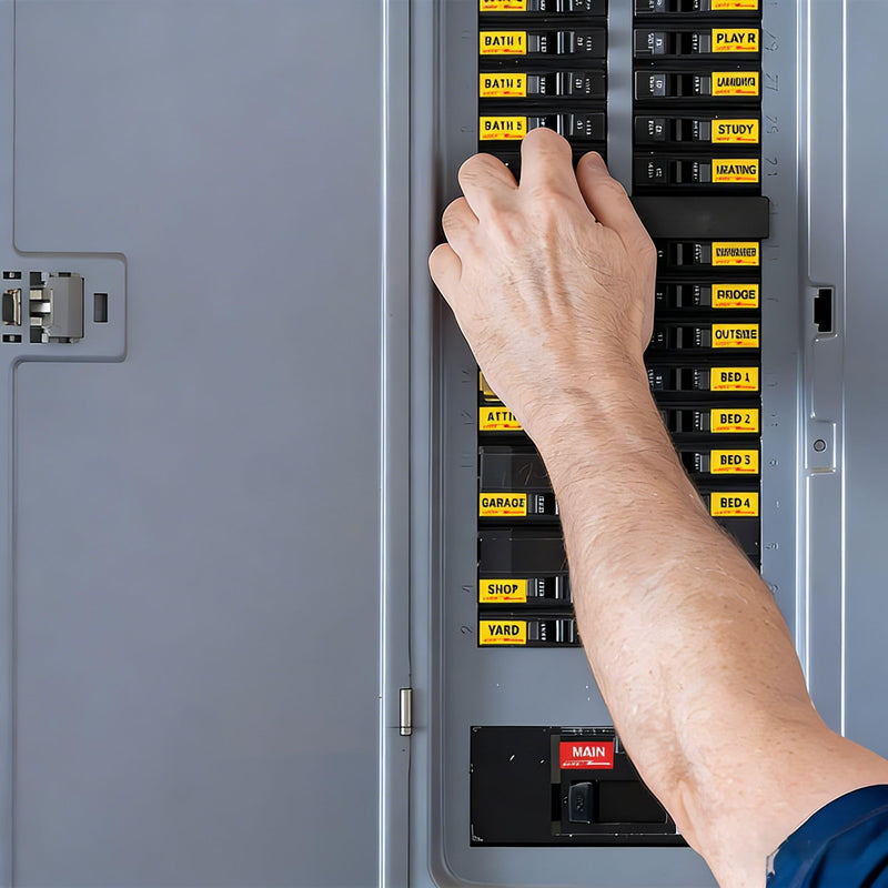 Circuit Breaker Labels, Breaker Box Label, Electrical Panel Labels, Easy Read and Install,Yellow Yellow