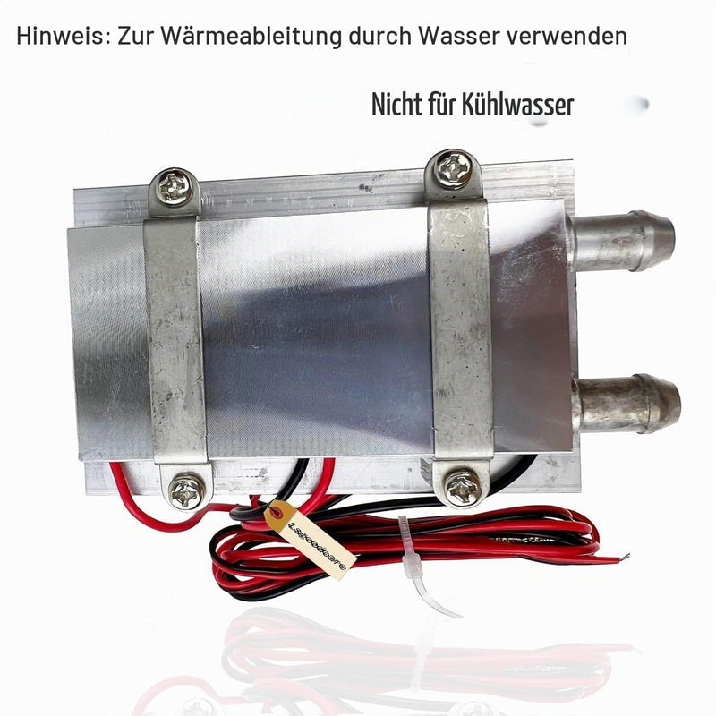 Lsgoodcare 12V Thermoelectric Peltier Cooling System with Heatsink, TEC1-12706 2 Chip Peltier Semiconductor Cooling Kit, DIY Mini Air Conditioner and Refrigerator + Water Cooling Hose | Lsgoodcare TEC1-12706 Peltier-Halbleiter-Kühlsystem-Bausatz, DIY-M...