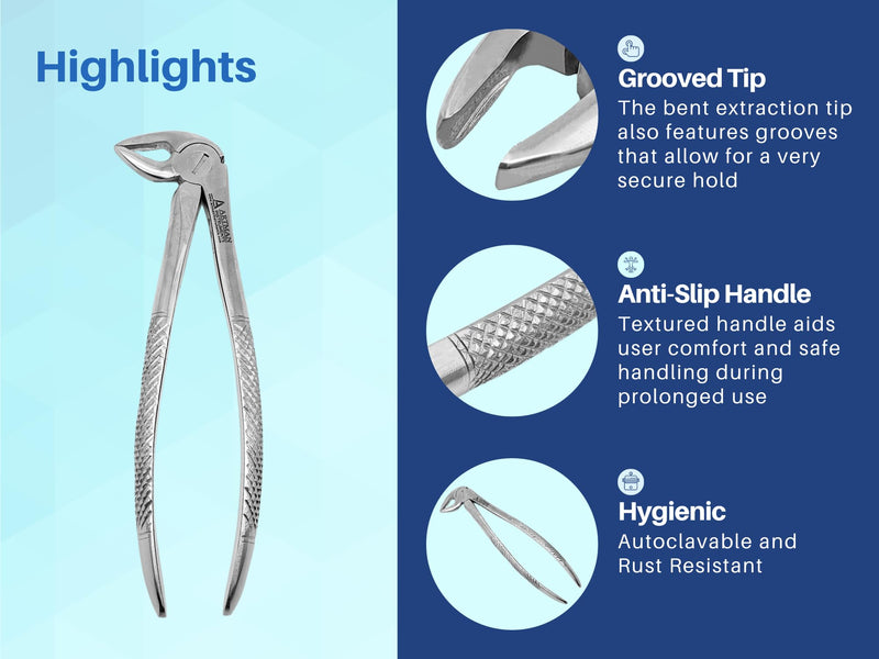 [Australia - AusPower] - Dental Extraction Forceps (Lower Anterior for Roots #33) Lower Anterior For Roots 