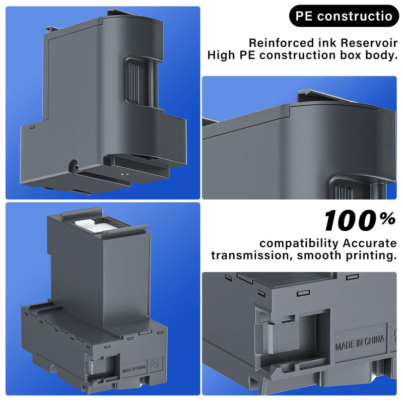 [Australia - AusPower] - Waste Ink Pad Replacement with Reset Software for Ecotank ET-2850 ET-2760 ET-2750 ET-2700 ET2850 ET2760 ET2750 ET2700 2850 2760 2750 2700 Printer, Maintenance Box with Reset Software 