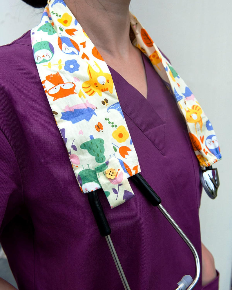[Australia - AusPower] - Cartoon Animal Stethoscope Cover, Stethoscope Protective Decor Cover for Doctor Nurse 