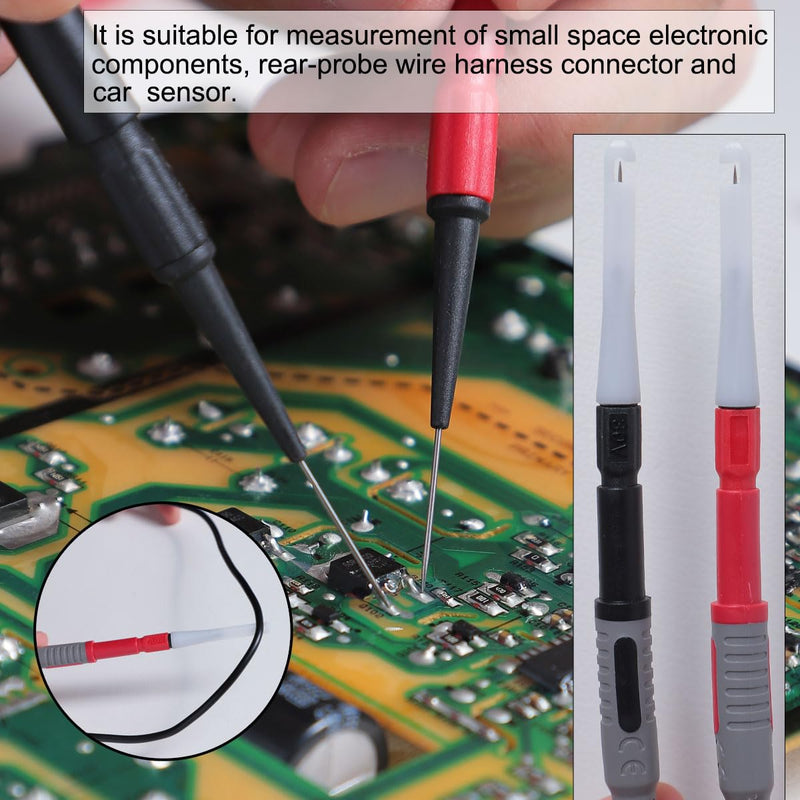 [Australia - AusPower] - TKDMR 45 Pcs Multimeter Leads Kit, Professional and Upgraded Test Leads Set with Replaceable Gold-Plated Multimeter Probes, Alligator Clips, Test Hooks,5 Colors Jumper Wires and Back Probe Pins. TKDTL4506 
