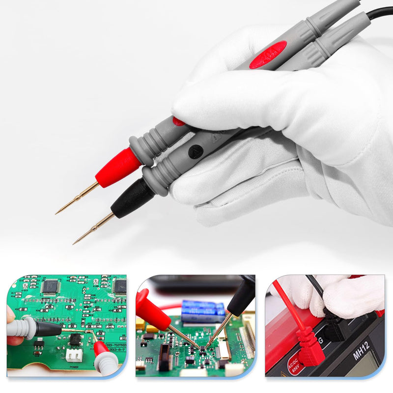 [Australia - AusPower] - 1000V 20A Multimeter Leads, Multimeter probes, Volt Meter Leads, Test Lead Kit 1 