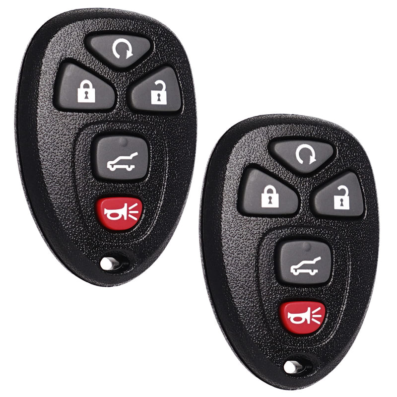 [Australia - AusPower] - Remote Key Fob Replacement Fits for Chevy Traverse 2007-2016 Tahoe Suburban GMC Acadia Yukon XL Buick Enclave Cadillac Escalade Saturn Outlook OUC60270 OUC60221 Keyless Entry Remote Control 15913415 