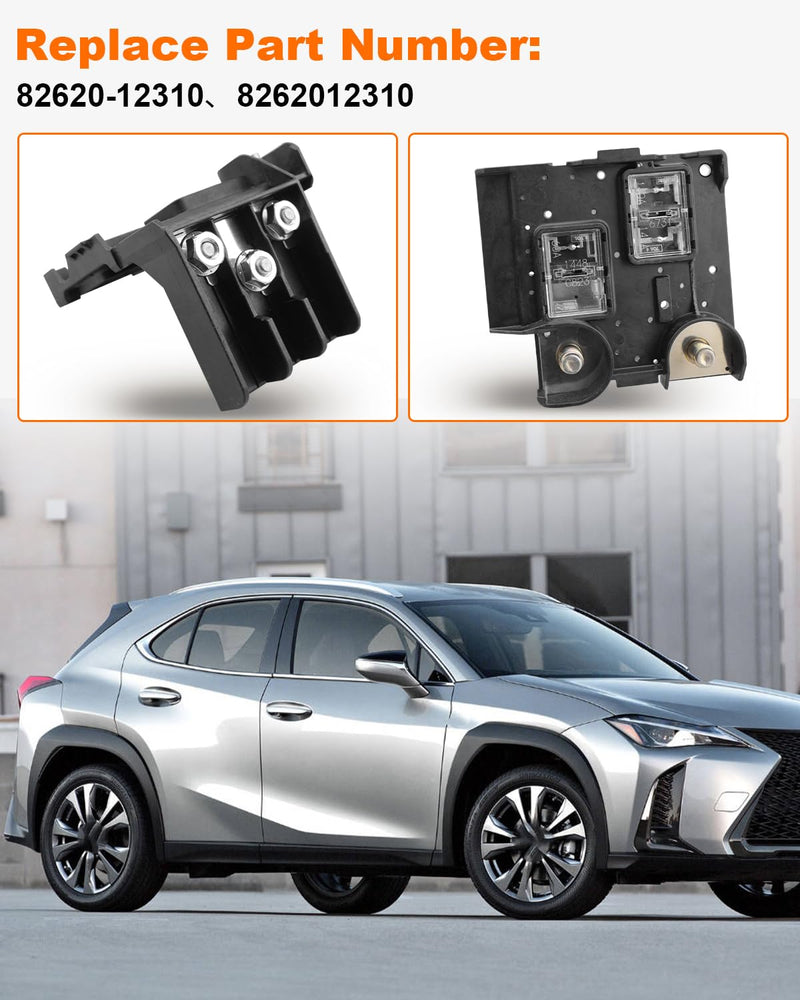 Fuse Box Assembly Fit for Toyota Corolla and Corolla Cross 2020-2024，Fit for Lexus UX200 2019-2022, for Lexus UX250h 2019-2024 82620-12310 Block Assy