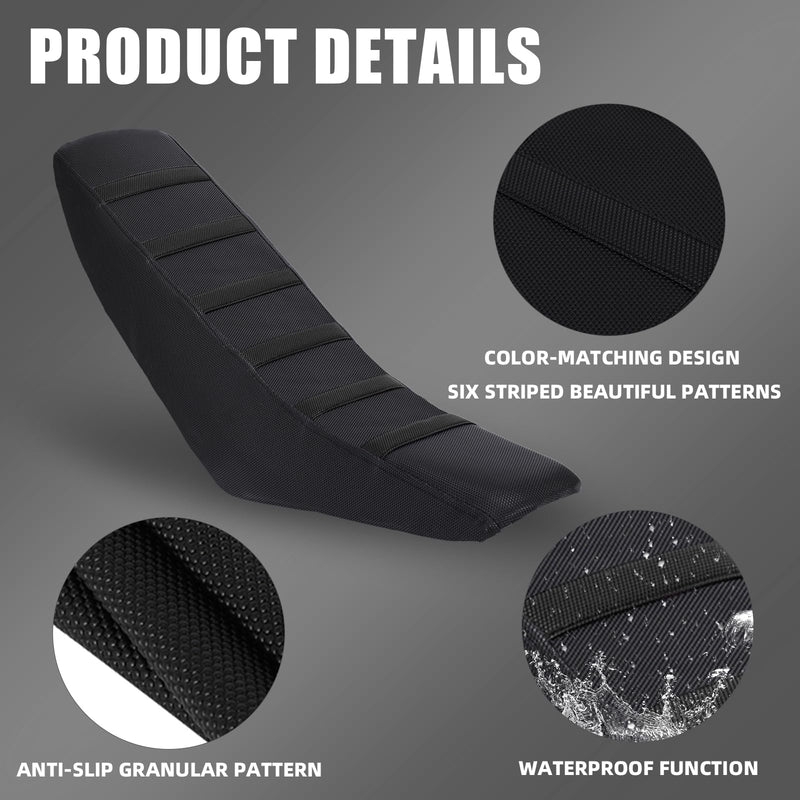 Seat Cover for Tutti,Waterproof Non-Slip Cushion Cover for Tuttio Electric Dirt Bike Soleil 01 and Ebike ICT-Black Black