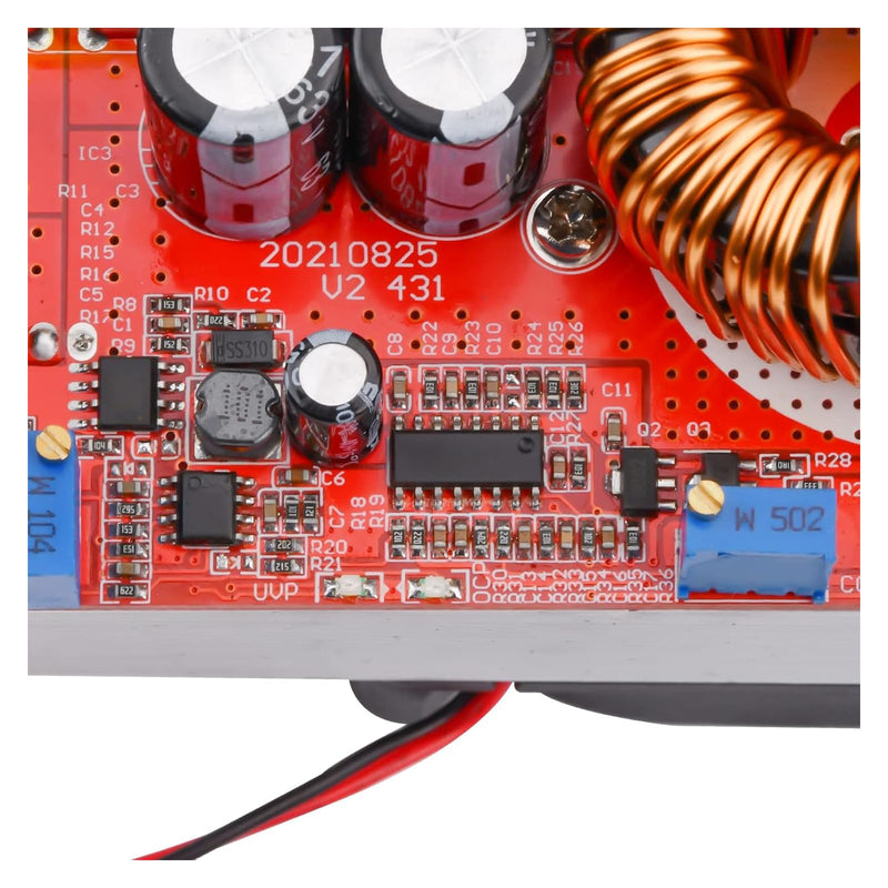 1800W 40A DC-DC Boost Converter, Step-up Converter Constant Power Supply Module 10-60V to 12V-90V