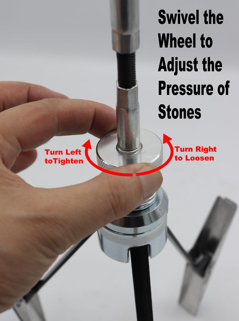 [Australia - AusPower] - Engine Cylinder Hone Tool 2"-7" Diameter Adjustable Deglazer with 3-Piece 4" Long Stones 220 Grit Kit 