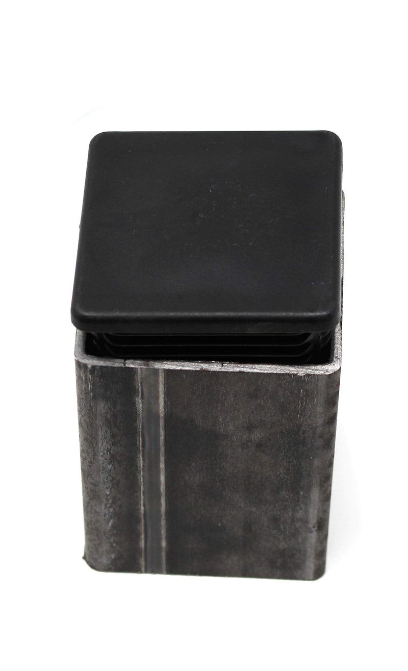 [Australia - AusPower] - 3" Square Tubing Heavy Duty Plastic Plug End Cap Insert 3x3 8-14 Tube Pipe Post (2) 2 