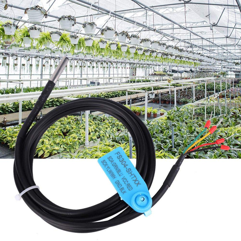 [Australia - AusPower] - Acogedor Soil Sensor, FS304-SHT3X Digital Temperature and Humidity Sensor Probe, IP67 and Resistant, I2C Output 