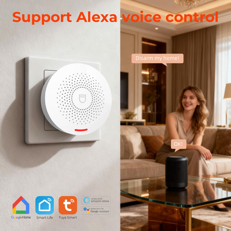 Caregiver Call Button Wireless Call Button for Elderly at Home,WiFi Panic Button,Life Alert Systems for Seniors No Monthly Fee (whiter3) whiter3