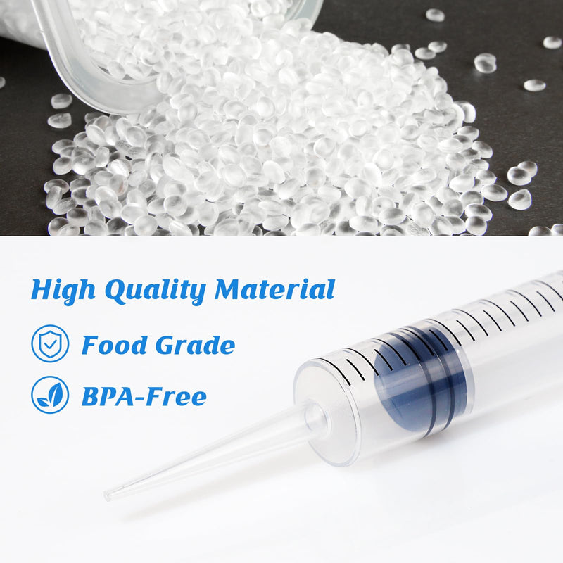 [Australia - AusPower] - Wisdom Teeth Syringe, 12ml Dental Irrigation Syringe with Measurement, Sterile Individually Package for Oral Dental Care, Tonsil Stones Removing, Lab, Liquid, Feeding (10 Pack) Straight Tip 10 Pack Plastic 