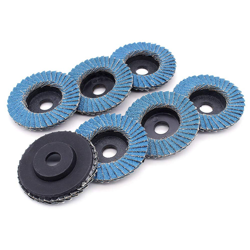[Australia - AusPower] - Yuhtech 21 pieces 50 mm 2 inch serrated discs, 80 grit sanding discs, grinding discs, grinding discs 