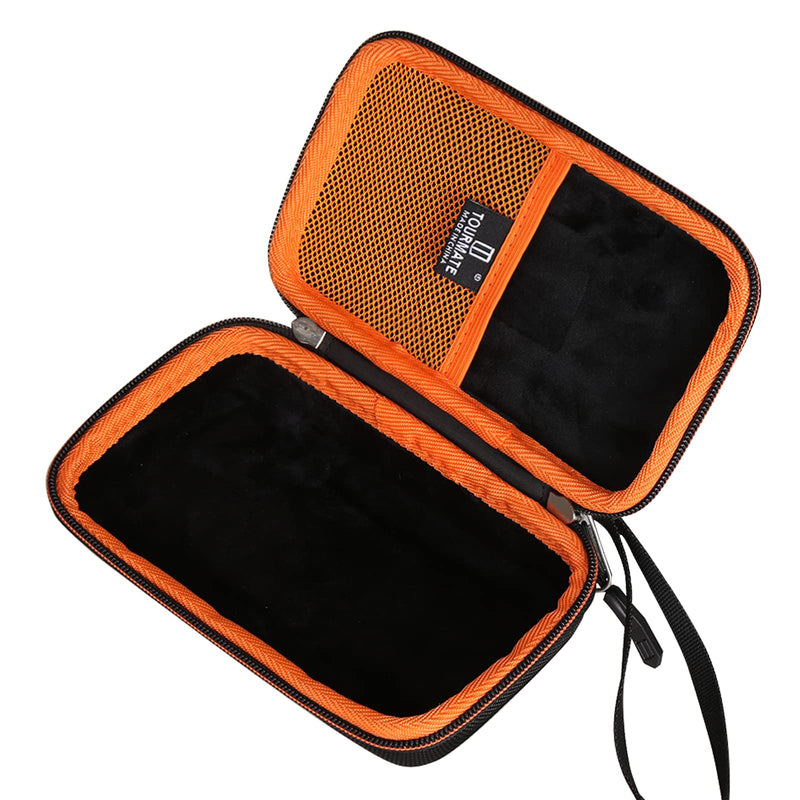 [Australia - AusPower] - Hard Case for KIZEN/Etekcity/Soonkoda/ThermoPro Infrared Thermometer Gun,Laser Surface Temp Reader Travel Box (Laser Pro LP300 Case Only) Black + Orange 