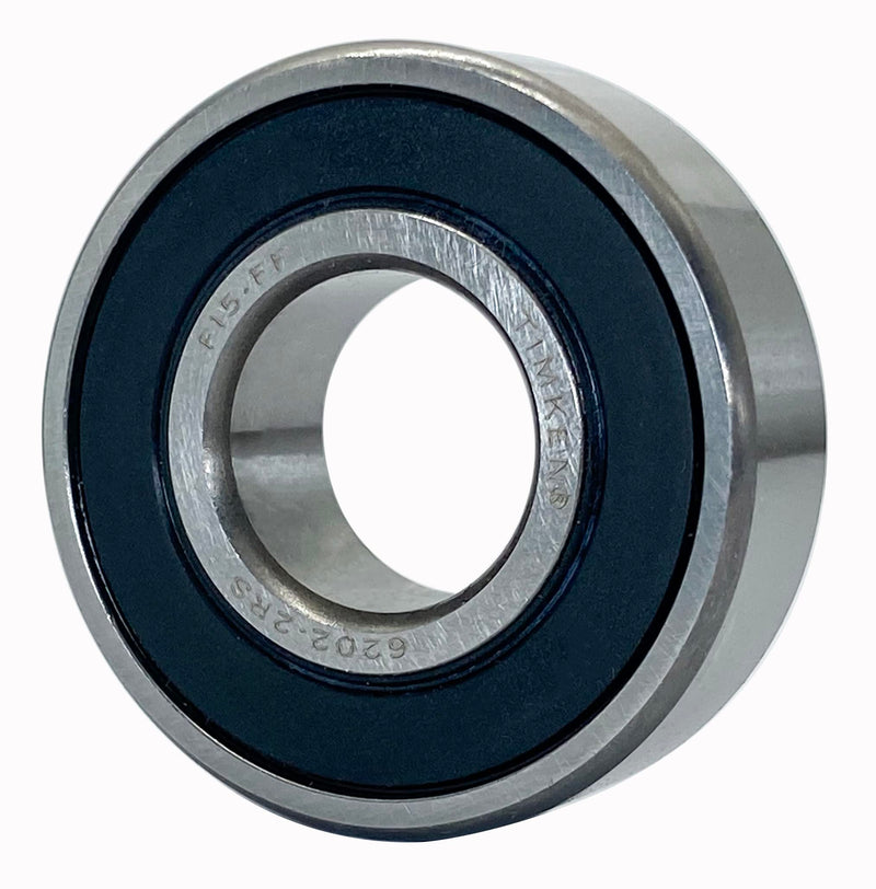 [Australia - AusPower] - 2PACK TIMKEN 6202-2RS Double Rubber Seal Bearings 15x35x11mm, Pre-Lubricated and Stable Performance and Cost Effective, Deep Groove Ball Bearings. 