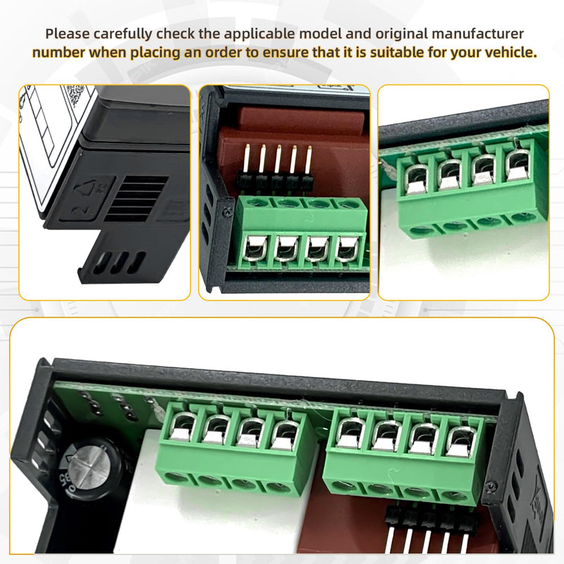 [Australia - AusPower] - XR02CX-4N1F1 for Dixell Refrigerator Digital Temperature Controller 120V 50-60hz with Temperature Sensor Probesfor Fridge-S FREEZERS Heating Appliances,Replace Thermostat Controller 