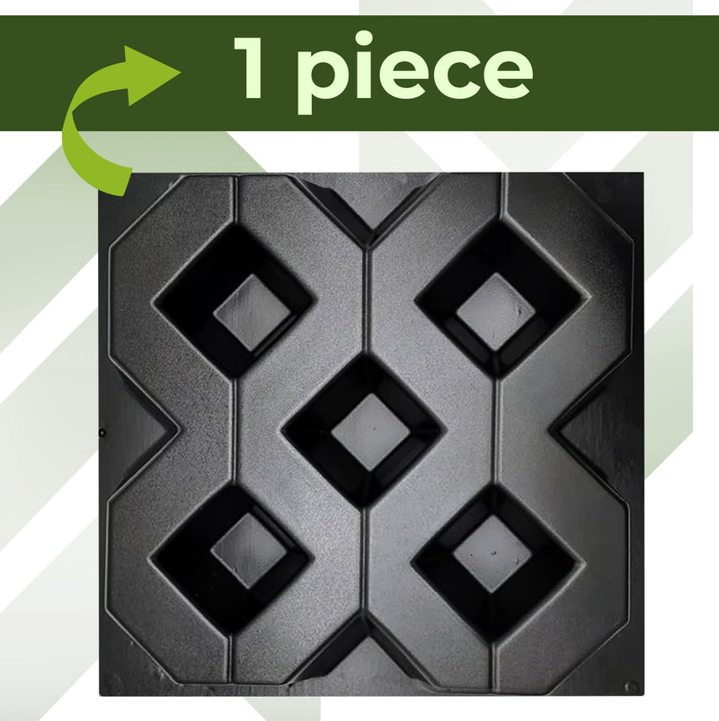 Concrete Grass Pavers Breeze Block Paving Bricks Mold ABS 2mm Parking - Plastic Mold