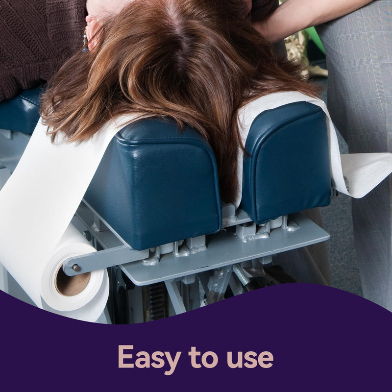 [Australia - AusPower] - Jointown Headrest Paper Rolls, 8.5" x 225'- 2 Rolls - Smooth Disposable Face Cradle Surface Paper Spool for Medical, Exam and Chiropractic Tables Smooth 2-Rolls 