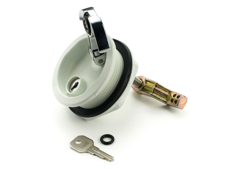 [Australia - AusPower] - Whitecap S-0226BC T-Handle Latch with Keyed Lock - Black 3" Diameter 
