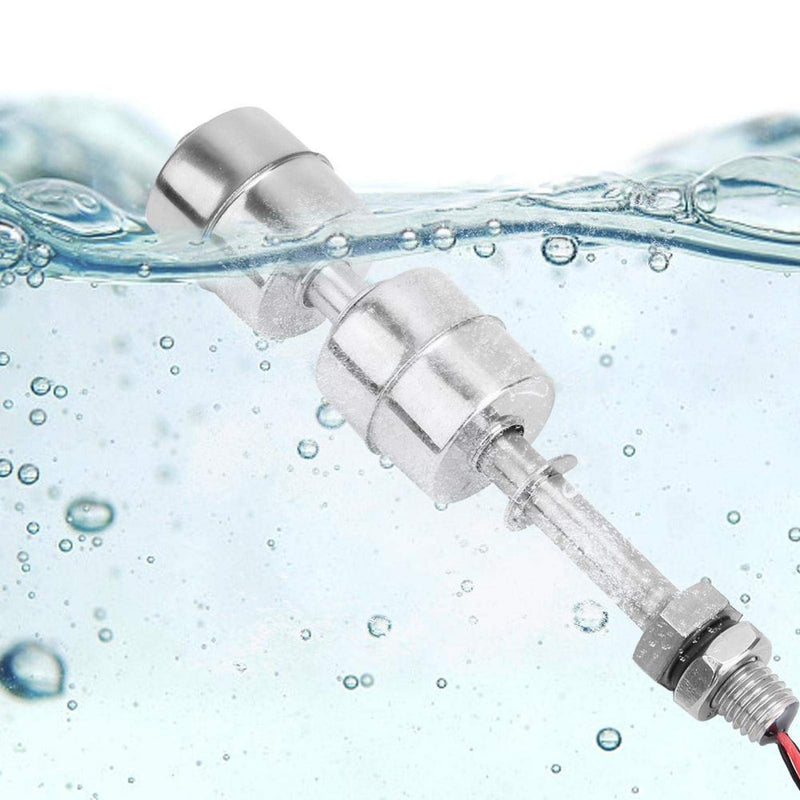 [Australia - AusPower] - Stainless Steel Double Ball Tank Level Float Switch,DC 0~110V Water Level Sensor Switch,Water Level Controller Sensor Switch for Tank Pool (100mm) 