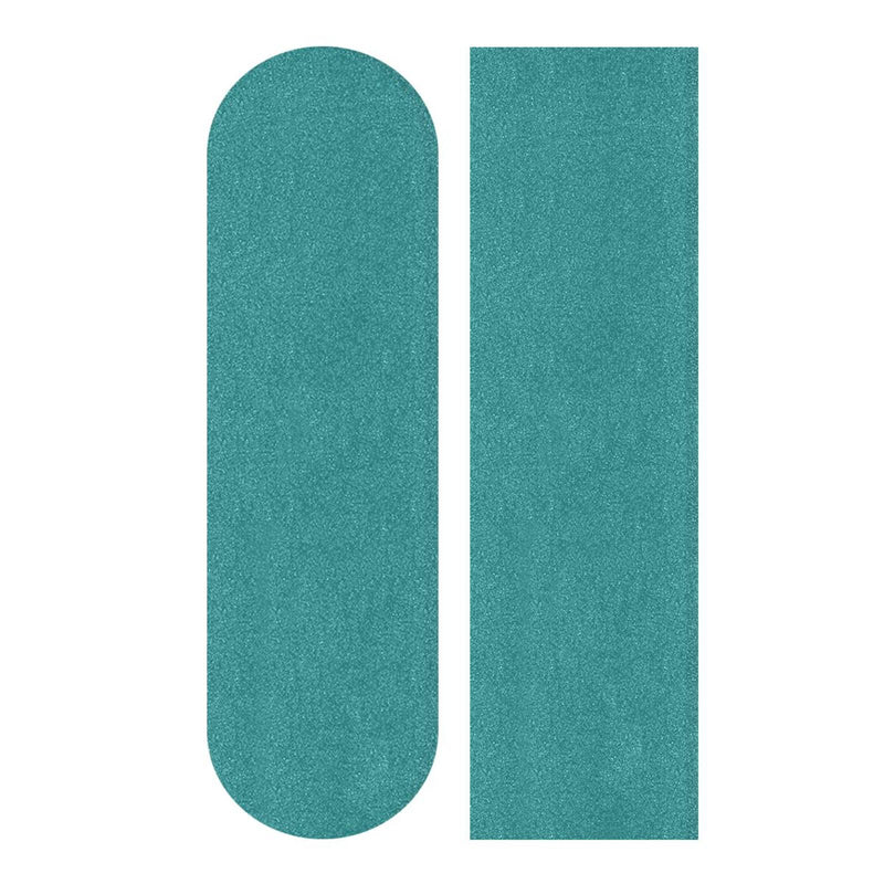 Plain Dark Teal Green Solid Color Skateboard Grip Tape 44x10 Inch Anti-Slip Waterproof Sandpaper Griptape Sheet Sticker for Longboard, Scooter, and Rollerboard Deck 44.1x10.1 Inch
