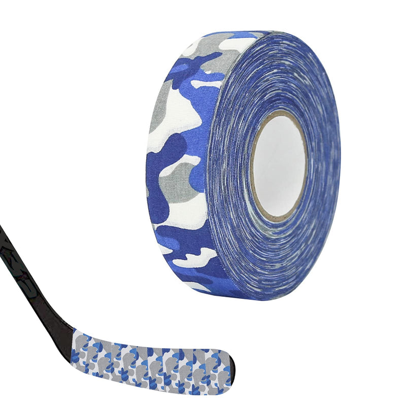 1Pieces Premium Grip Tape Hockey Tape Sticks Anti-Slip Waterproof Wrapper Easy to Stretch and Tear for Ice Hockey, Skiing… 1P Blue
