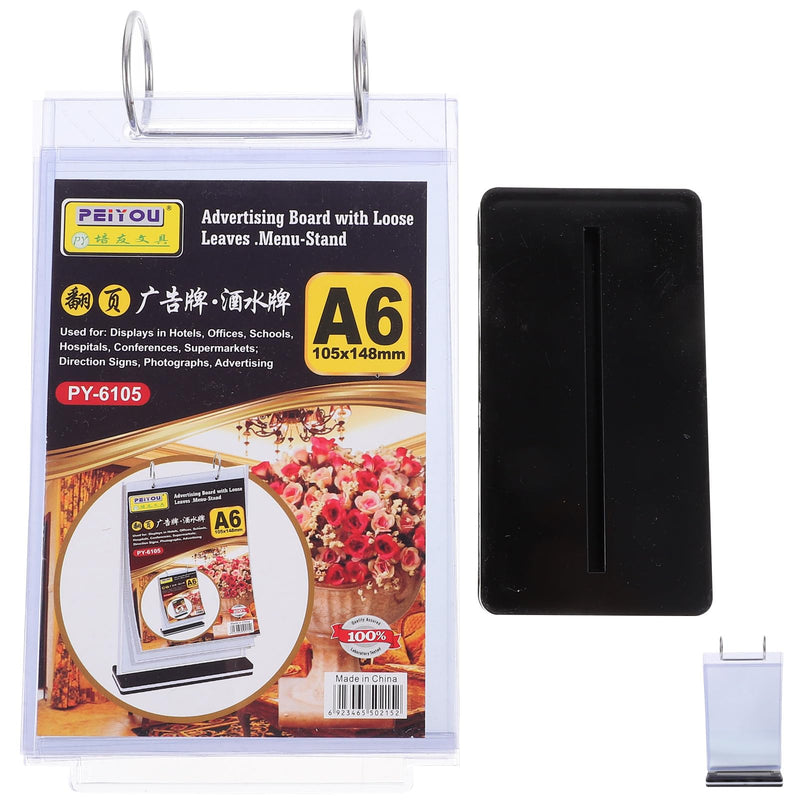 [Australia - AusPower] - VILLCASE Mailbox Restaurant Menu Stand Flip Menu Holder Menu Display Stand Menu Display Holder Desktop Display Stand Flip Sign Holder Poster Sign Holder Flip Menu Stand A4 Acrylic Pvc 
