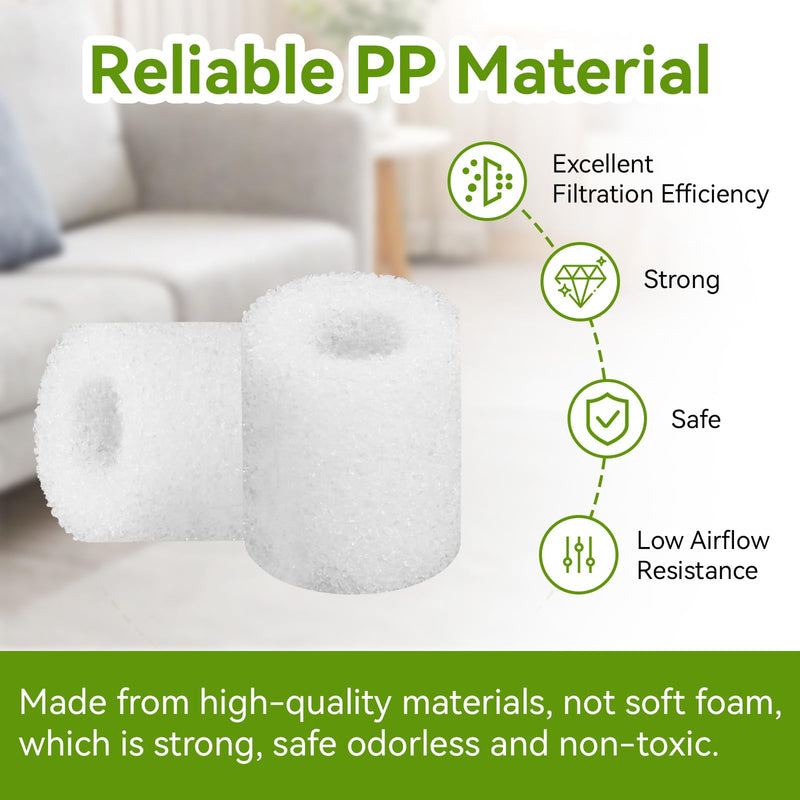 [Australia - AusPower] - Nebulizer Filter Replacement Air Filter Compatible with PARI Vios Nebulizer Compressors, Ultra II, Trek, and Trek S, Nebulizer Filters Replacement for Vios Nebulizer Parts, 6 Pieces 