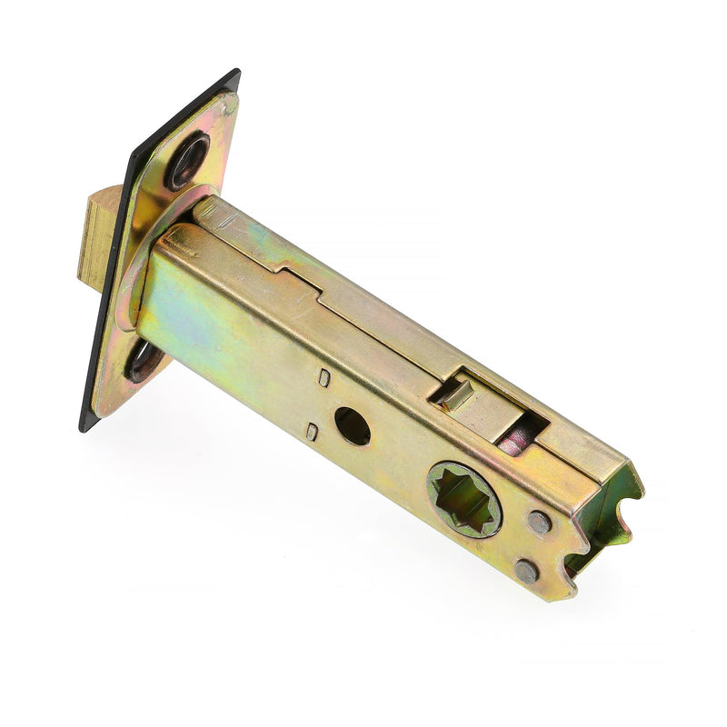 Prime-Line E 28327 Passage Door Latch Set, Glass Knob, Bronze, Vintage | Latch Bolt, Single Pack