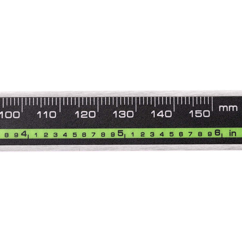 Sattiyrch 6 Inch Digital Caliper, Stainless Steel LCD Measuring Tool | Accurate Inch, MM & Fraction Measurements for Makers and DIYers 6”