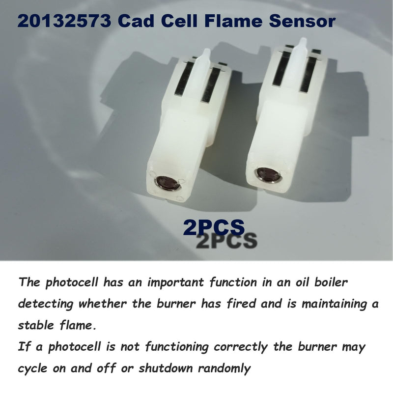 [Australia - AusPower] - 20132573 Photocell Flame Sensor Eye Piece 2PCS Fit for Riello Cad Cell Eyes 40 Series Oil Burners 