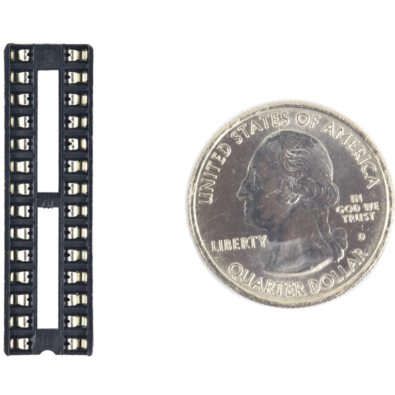 [Australia - AusPower] - 10pcs IC DIP Sockets DIP28 Solder Tail - 28-Pin 0.3" 