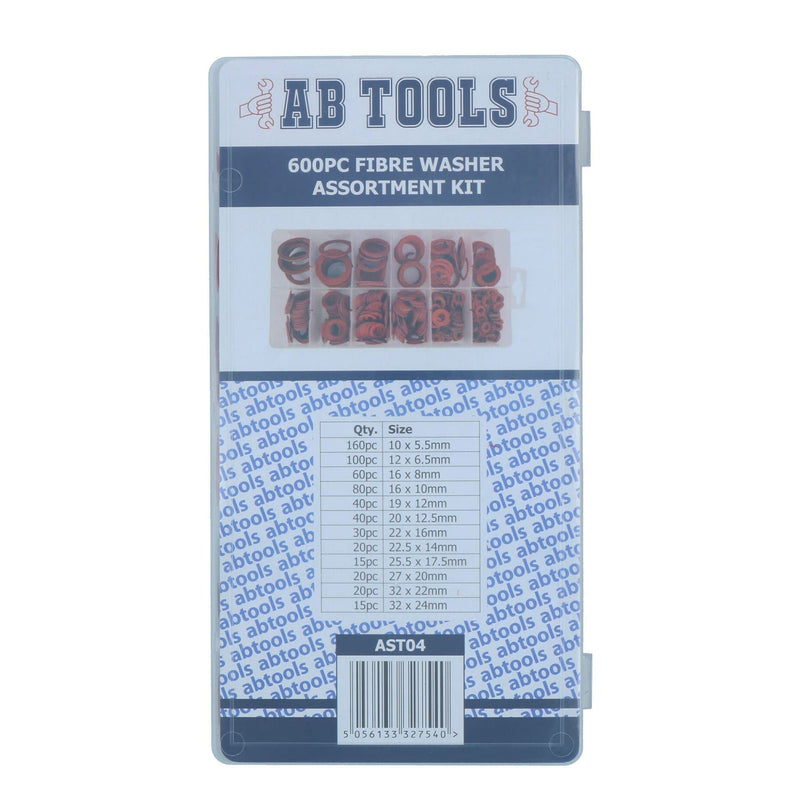 [Australia - AusPower] - Fibre/Sealing Washer Assortment 600pc AST4 