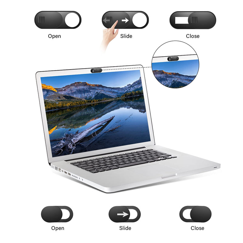 [Australia - AusPower] - Laptop Camera Cover Slide, 12 Pack Webcam Cover, Phone Camera Cover, Ultra-Thin Computer Camera Cover Slide - Fits Most Laptop, Desktop, PC, Tablet, Smartphone to Protect Your Privacy and Security 
