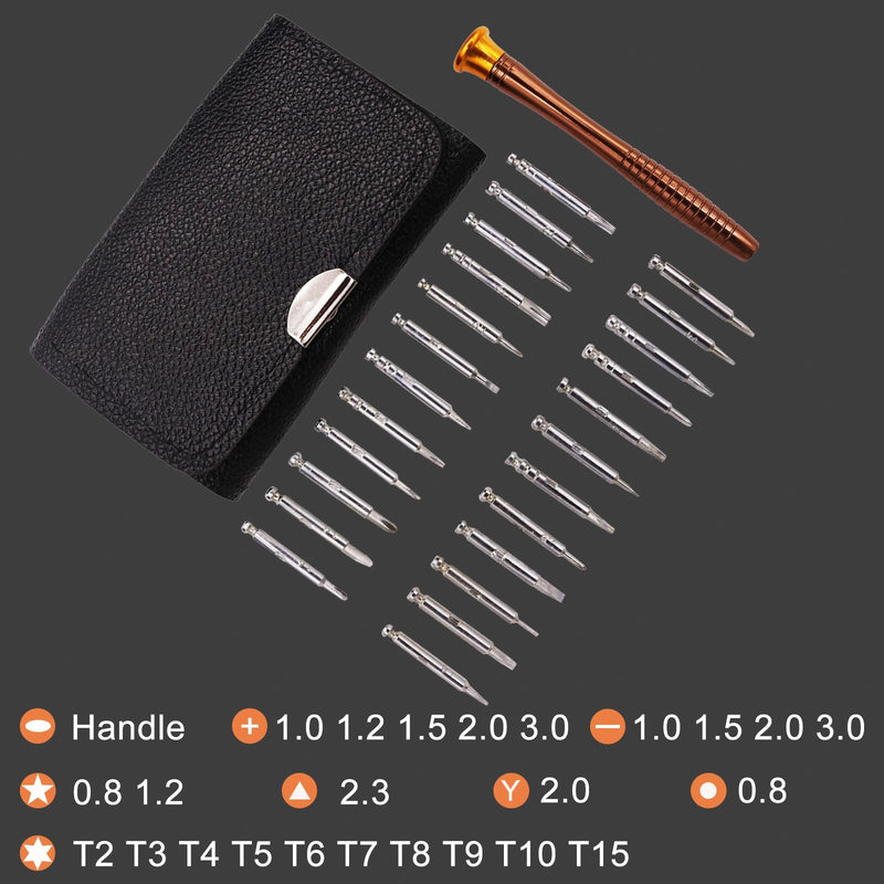 [Australia - AusPower] - DJI Repair Screwdrivers Tool Set for DJI Mavic 2/2S Phantom 3 4/4 Pro Mavic 2/3 Mini 2/SE/Mini 3 /Mini 3 Pro Spark Avata Drone and Other Electronics Devices Universal Screwdriver 25 In 1 