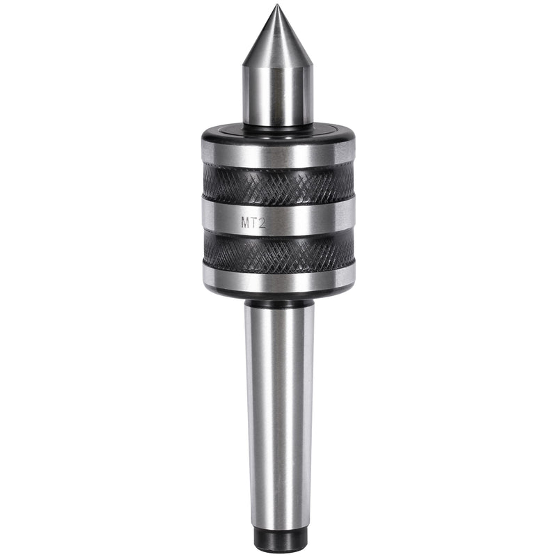 [Australia - AusPower] - Heavy Duty MT2 Live Center, MT2 Precision Rotary Live Revolving Milling Center Taper Metal Work Lathe Tool for High Speed Turning, Lathe Medium Duty CNC Work (MT2 Live Center) 