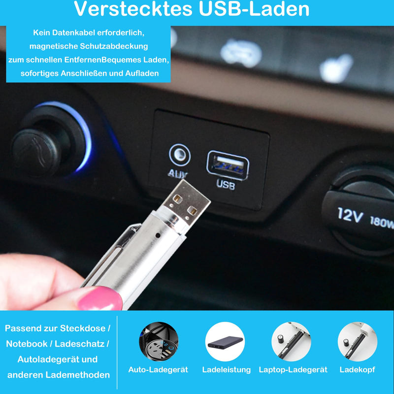 Diagnostic Light Pupil Light Medical Rechargeable USB Diagnostic LED Pen Lamp Doctors Nurse Accessories Medical Lamp Pen Light with 2 Light Sources Pocket Clip