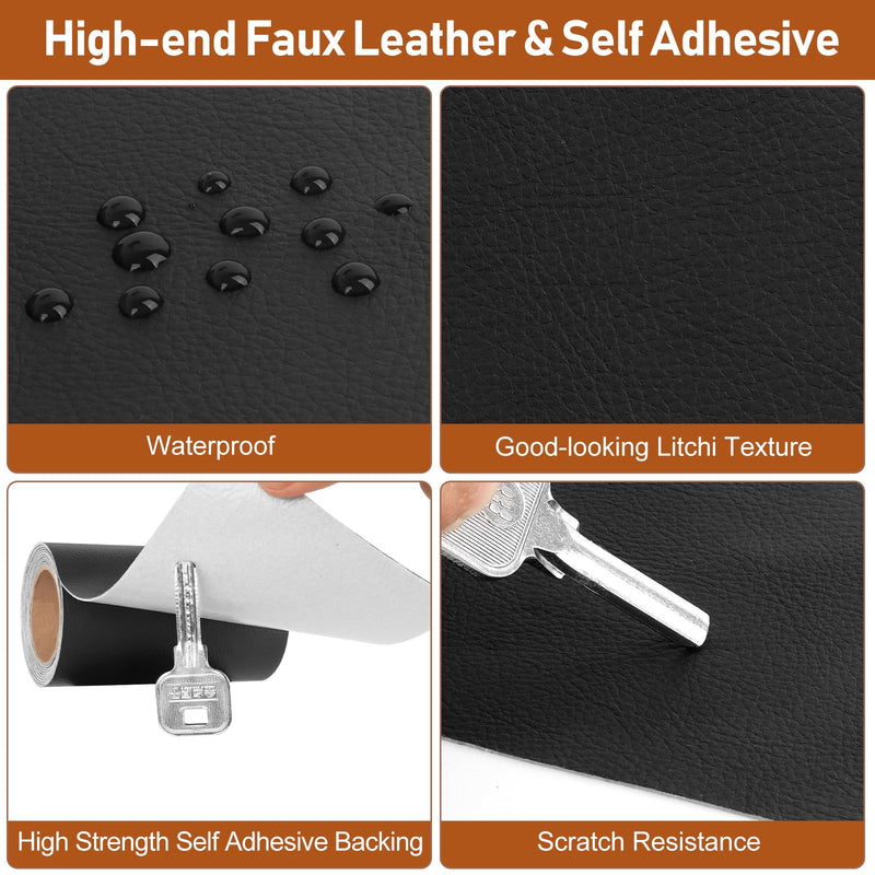 Self Adhesive Leather Repair Patch Tape 4x70 inch, Vinyl Repair Kit, Leather Repair Kit for Couches, Furniture, Car Seat, Boat Seat, Sofa, Vinyl Upholstery, Chair, Interior - Red
