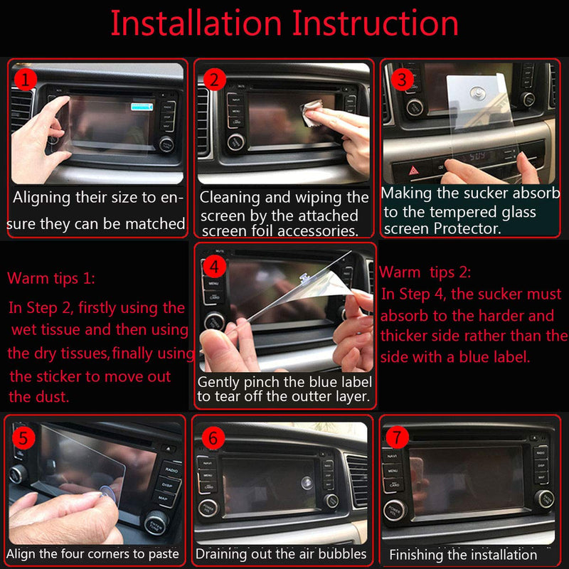 [Australia - AusPower] - TTCR-II Navigation Display Screen Protector For Nissan Altima 2019-2021 and For Sentra 2020-2021, Console Touchscreen Protector With 8-Inch, Tempered Glass Protective Film (For 8" Altima/Sentra) For 8" Altima/Rogue/Sentra 
