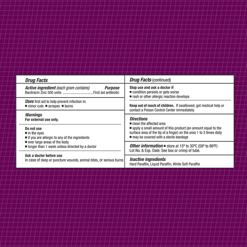 [Australia - AusPower] - CareAll Bacitracin Antibiotic Zinc Ointment 0.9gr Foil Packet (25 Pack). First Aid Ointment to Prevent and Heal Infections for Minor Cuts, Scrapes and Burns. 