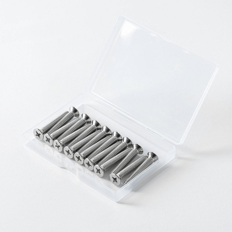 [Australia - AusPower] - 1/4-20 x 1-1/4'' (20 Pack) Flat Head Machine Screw, Phillips Drive, 304 Stainless Steel 18-8, Bright Finish, Fully Machine Thread 1/4 x 1-1/4'' 